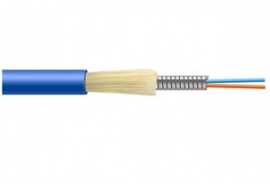 Indoor one-tube two-core armored cable